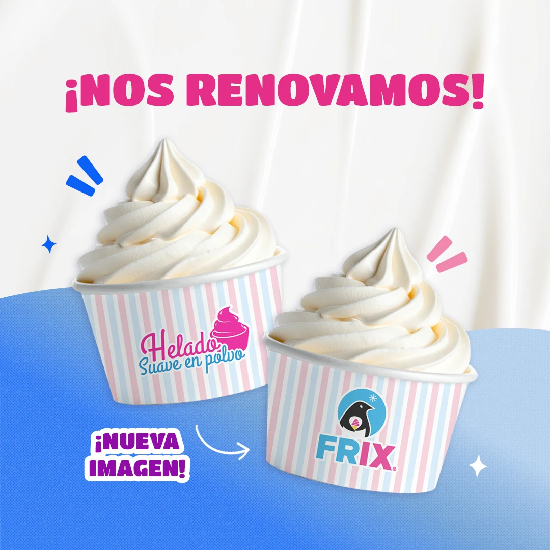 Helado suave de vainilla
