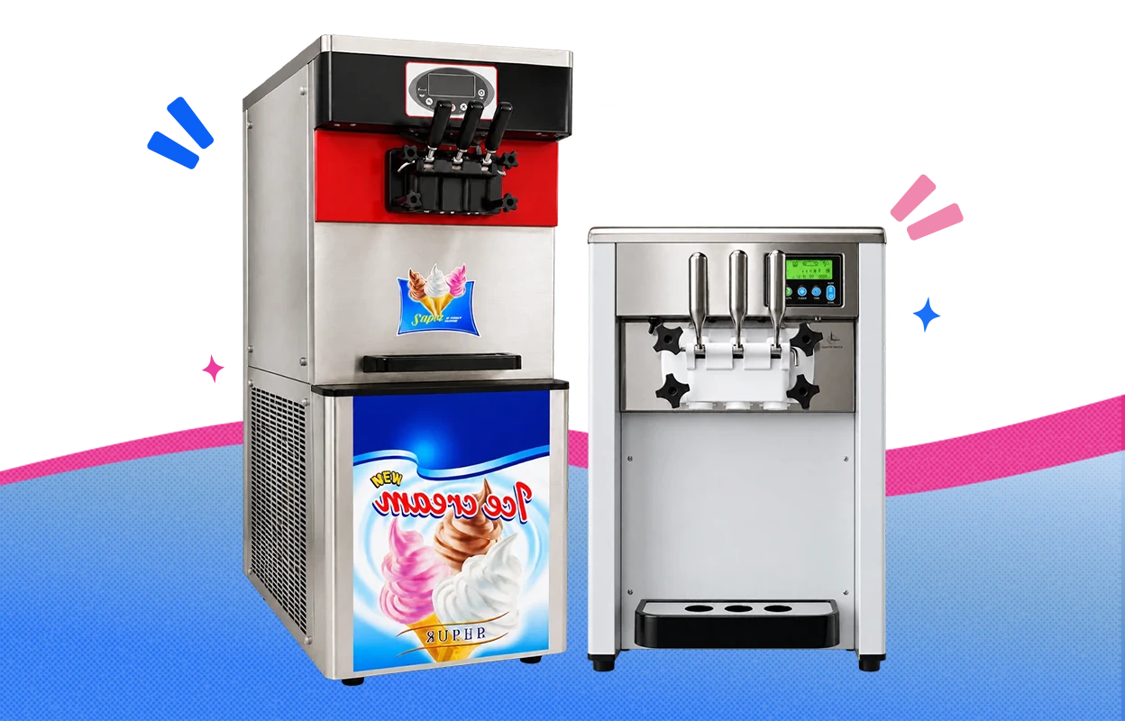 Máquina para helado suave
